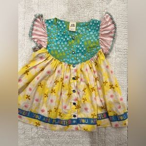 Wildflowers girls size 4 tunic
